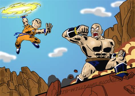 krillin vs bacterian|infinite world nappa vs krillin.